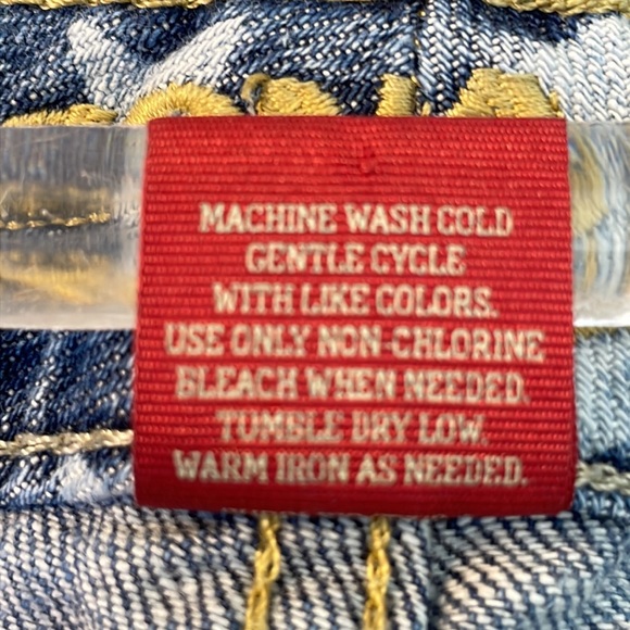 ARIZONA JEAN CO. Stars & Stripes Daisy Dukes Short shorts Distressed - Picture 10 of 12